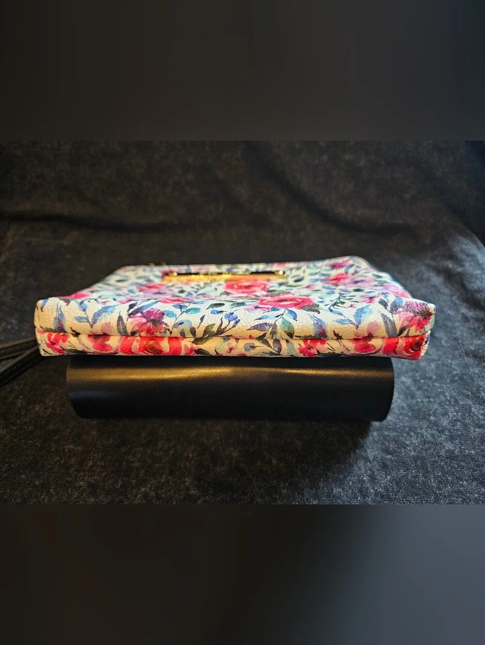 EUC - Betsey Johnson Floral Dual Zip Clutch